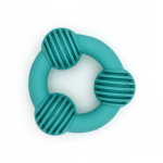 Three sphere dog chew toy