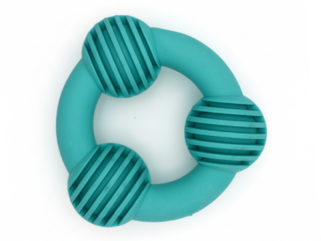 Three sphere dog chew toy