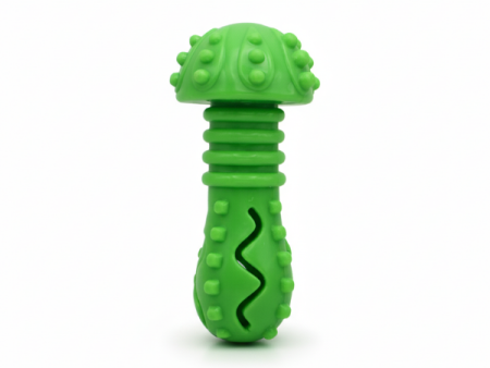 PET BASKET Leak Mushroom Dog Chew Toy for Small, Medium, and Large Breeds-Durable, Eco-friendly, SGS Certified, Non-Toxic,TPR