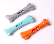 PET Basket Bone shaped Squeaky Dog Chew Toy