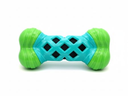 PET Basket Cloth grid Crinkle bone Dog Chew Toy