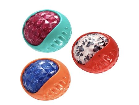 PET Basket Wave Pattern dog hard ball toy