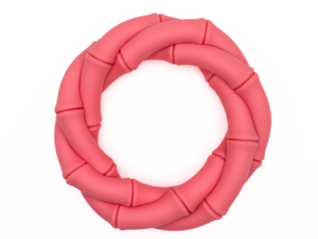 PET BASKET Ring Dog Chew Toy for Small, Medium, and Large Breeds-Durable, Eco-friendly, SGS Certified, Non-Toxic,TPR