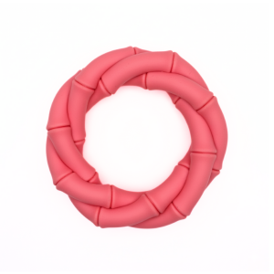 Dog ring chew toy - Pink