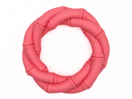 Dog ring chew toy - Pink