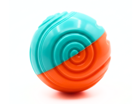 Spiral dog chew ball