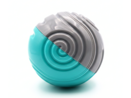 Spiral dog chew ball - grey teal