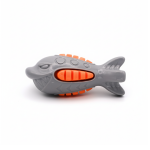 Shark Squeaky Dog Chew Toy - Grey