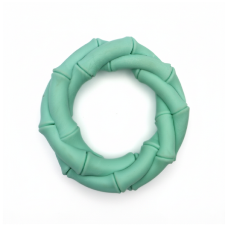 Dog ring chew toy - green