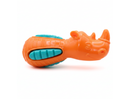 Rhino squeaky dog chew toy