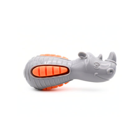 Rhino squeaky dog chew toy