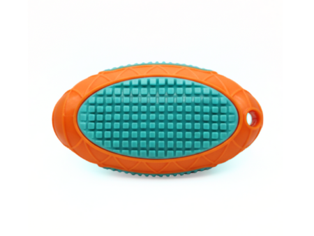 Checkered Soft oval dog toy