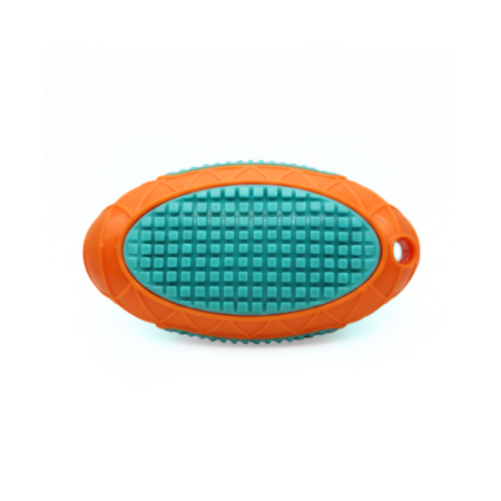 Checkered Soft oval dog toy