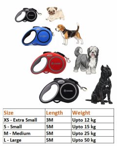 LEADER Retractable Reflective Dog Leash–Ergonomic Anti-Slip Grip Handle, Anti-Twist Inlet, One-Button Lock & Brake (Copy) - Image 6