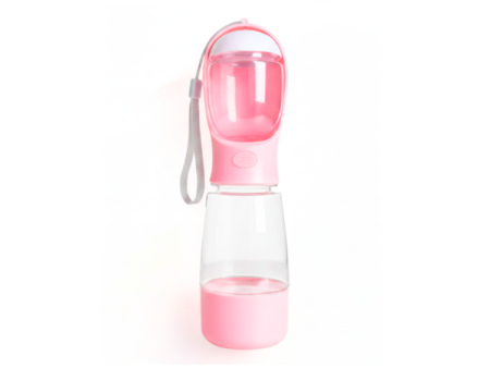 Dog food and water bottle