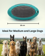 PET BASKET Checkered Soft Oval Dog Toy for Medium and Large Breeds-Durable, Eco-friendly, SGS Certified, Non-Toxic,TPR - Image 5